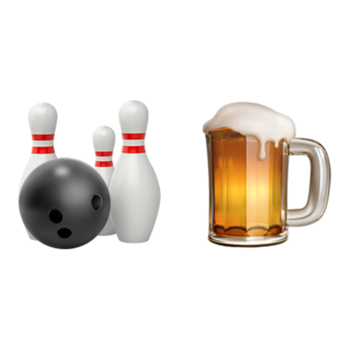 🎳🍺 Emoji Domain iOS rendering